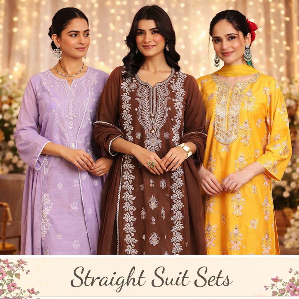 Straight Suit Sets – Bluauraa