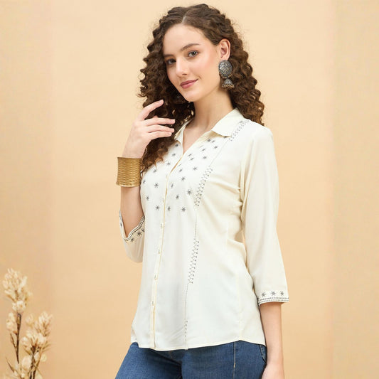 Women wearing Bluauraa Tunic/Kurti/Tops