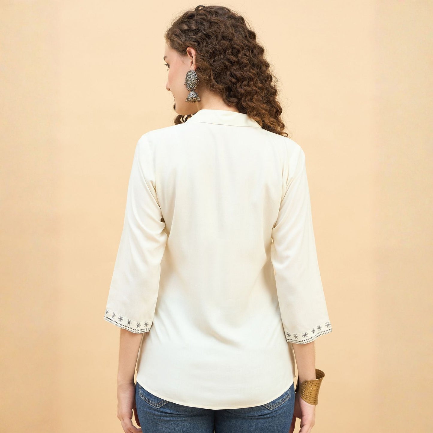 Women wearing Bluauraa Tunic/Kurti/Tops