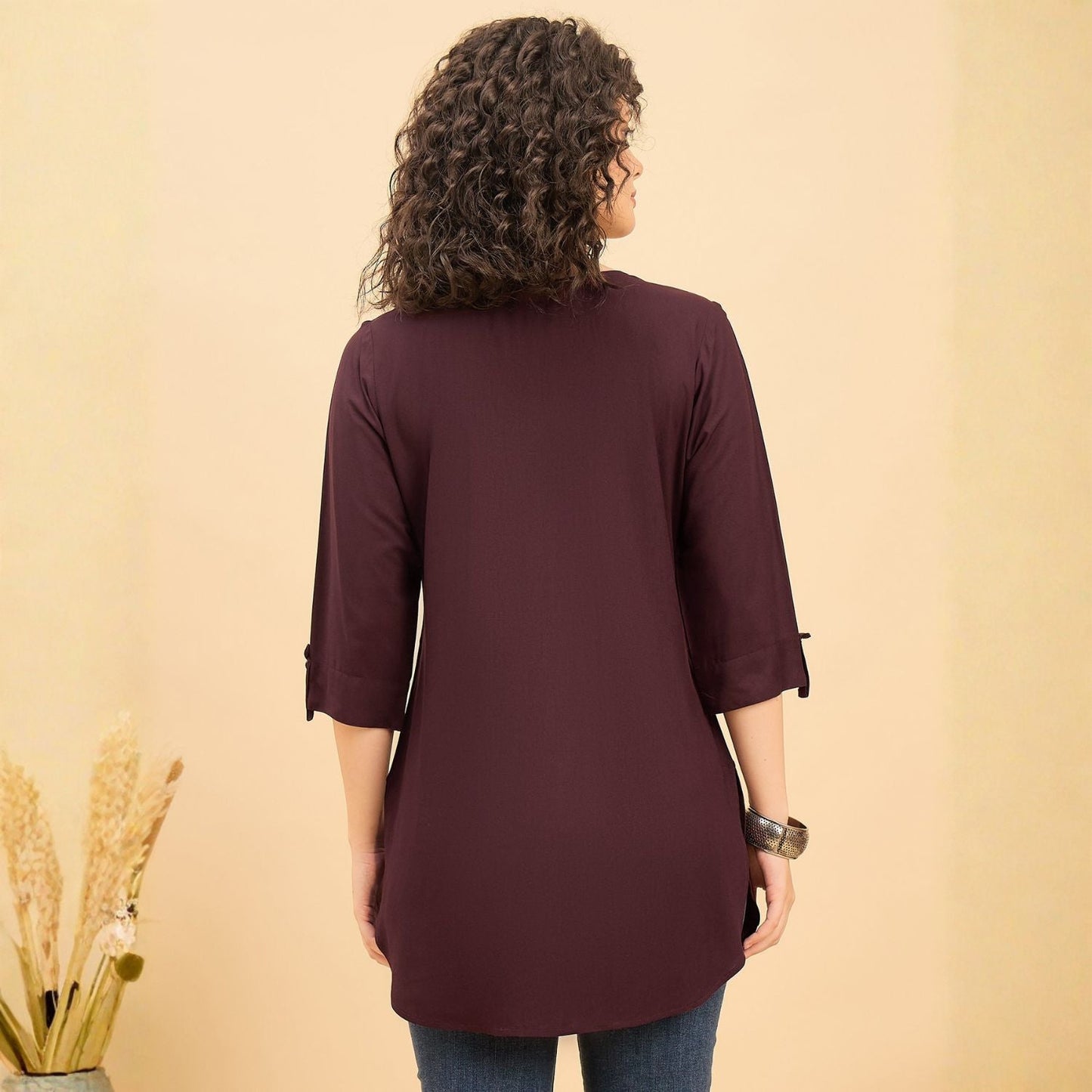 Women wearing Bluauraa Tunic/Kurti/Tops