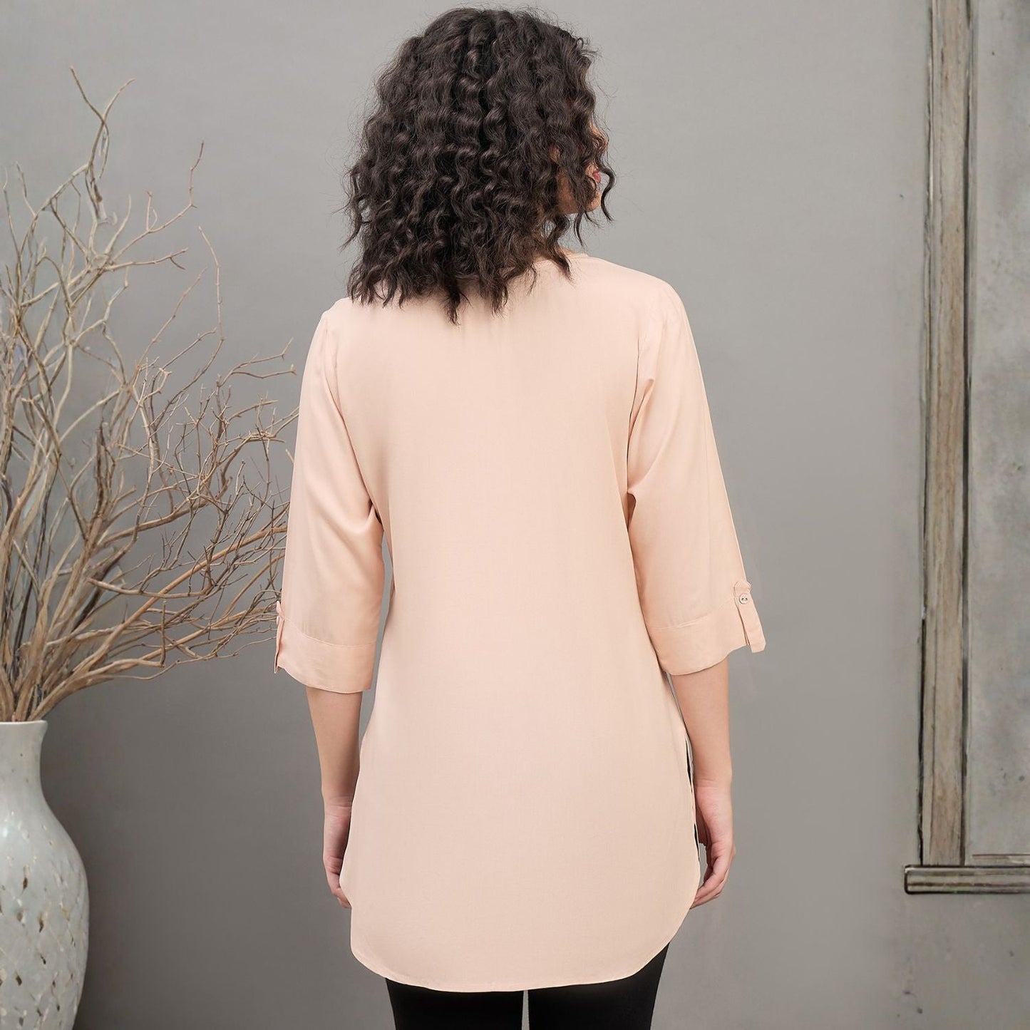 Women wearing Bluauraa Tunic/Kurti/Tops