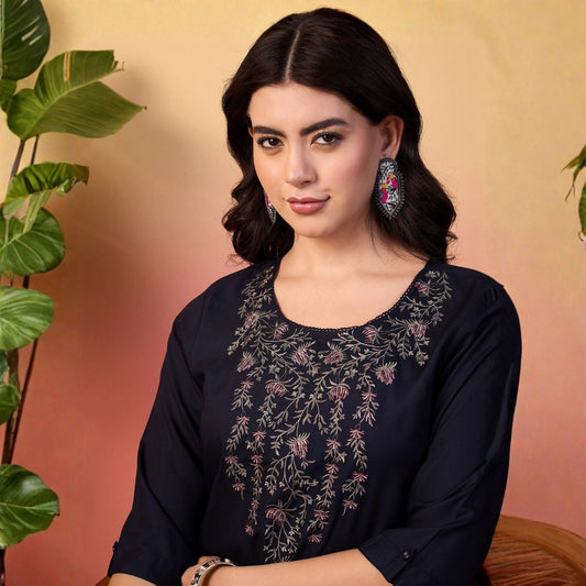 Women wearing Bluauraa Tunic/Kurti/Tops