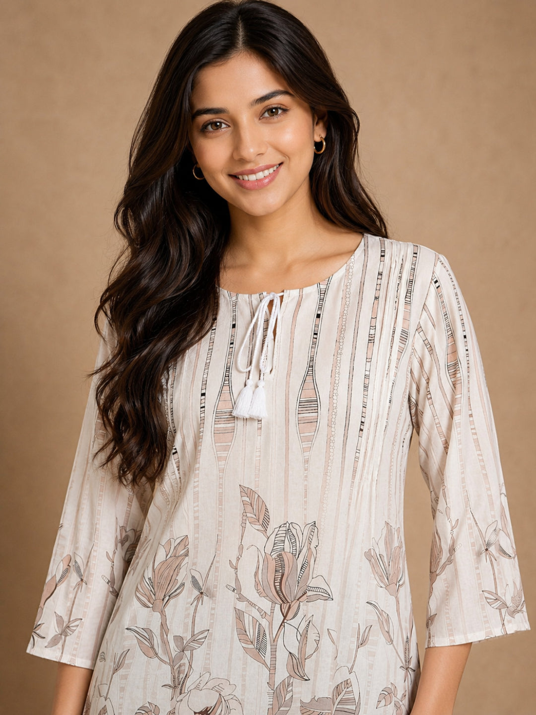 Women wearing Bluauraa Tunic/Kurti/Tops
