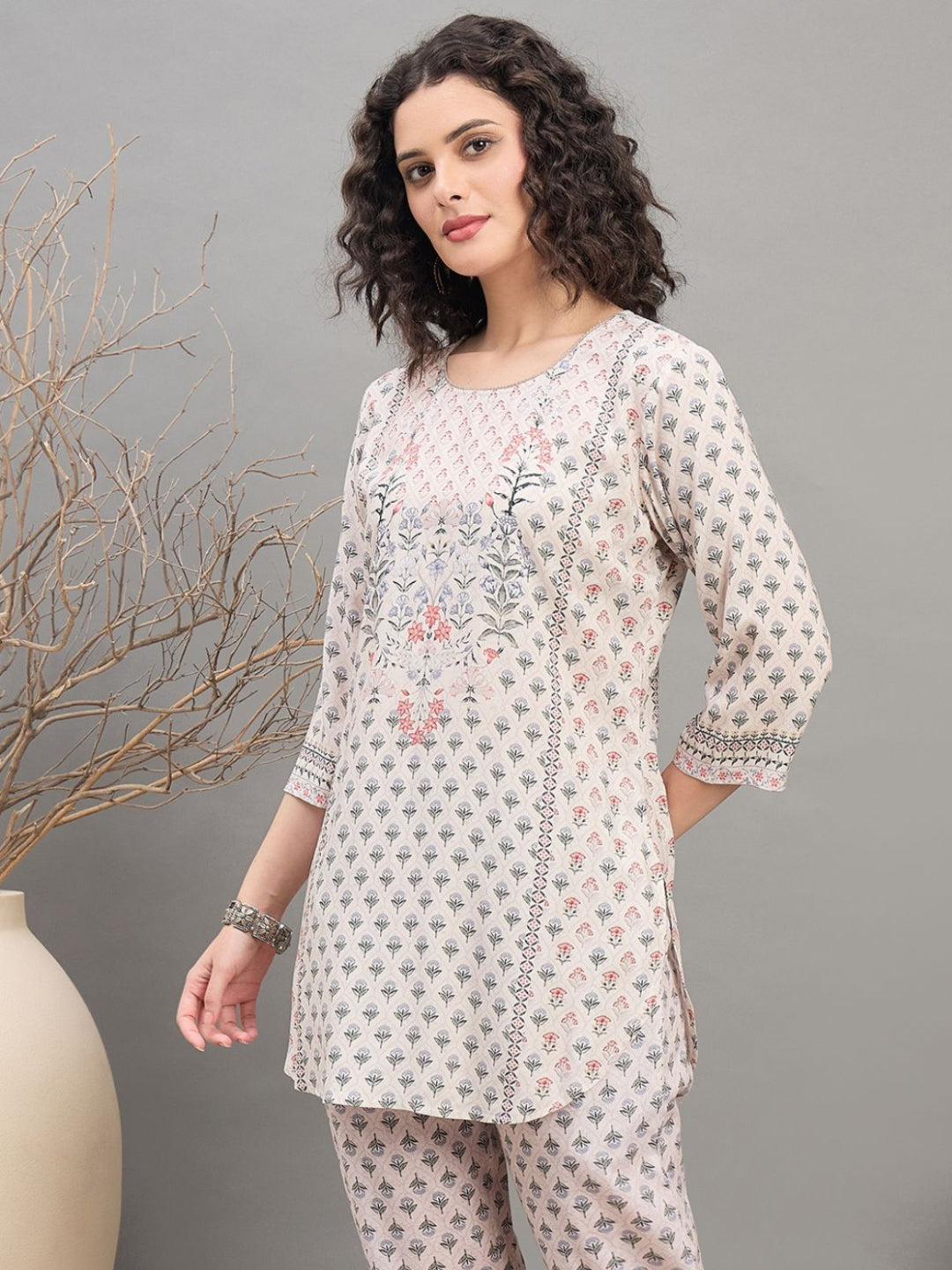 Women wearing Bluauraa Tunic/Kurti/Tops