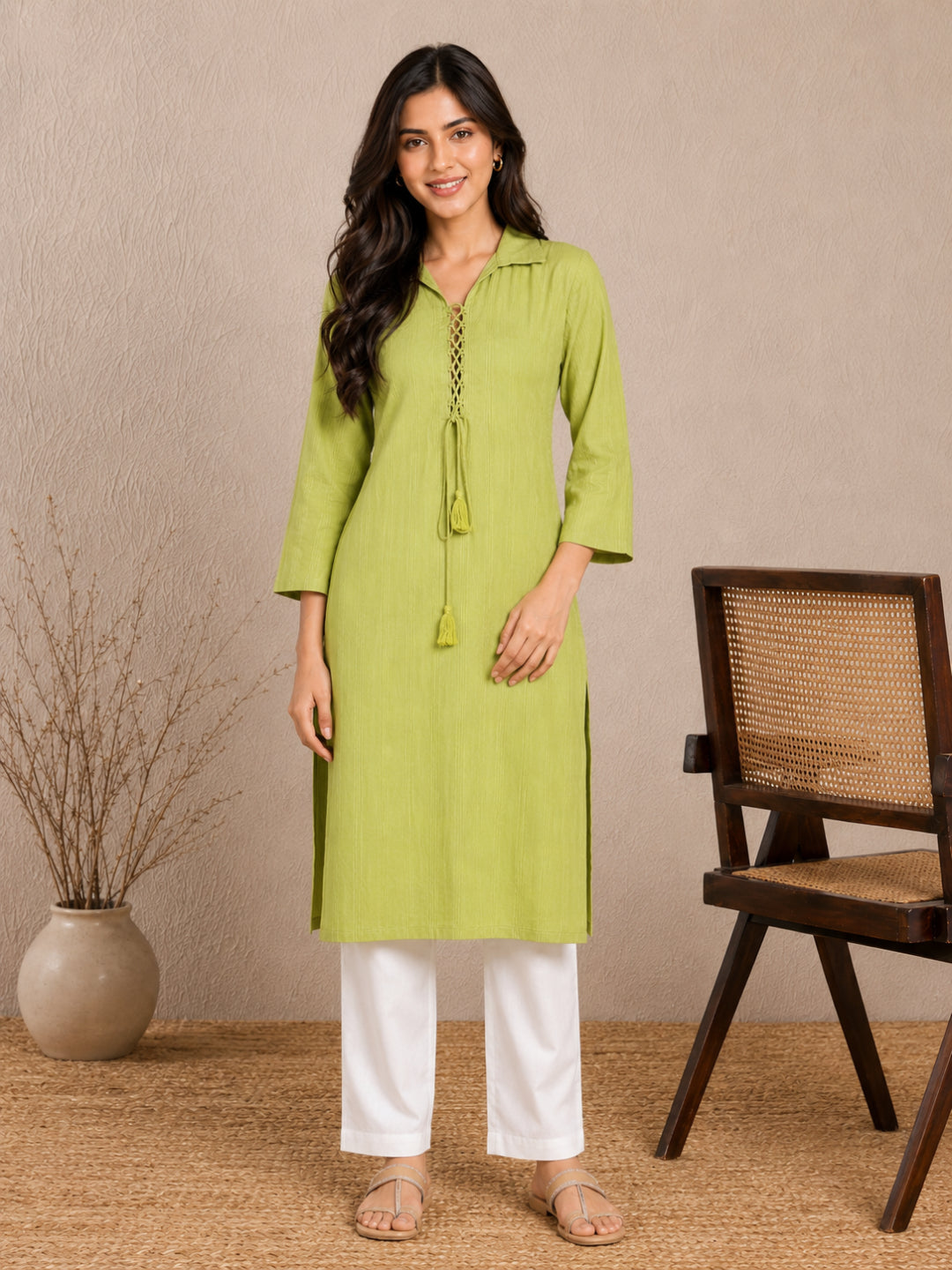 Women wearing Bluauraa Tunic/Kurti/Tops