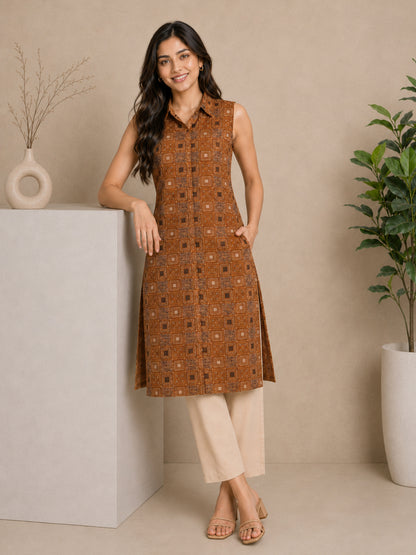 Women wearing Bluauraa Tunic/Kurti/Tops