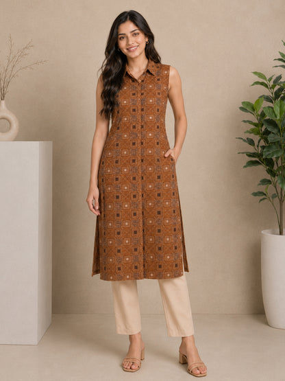 Women wearing Bluauraa Tunic/Kurti/Tops