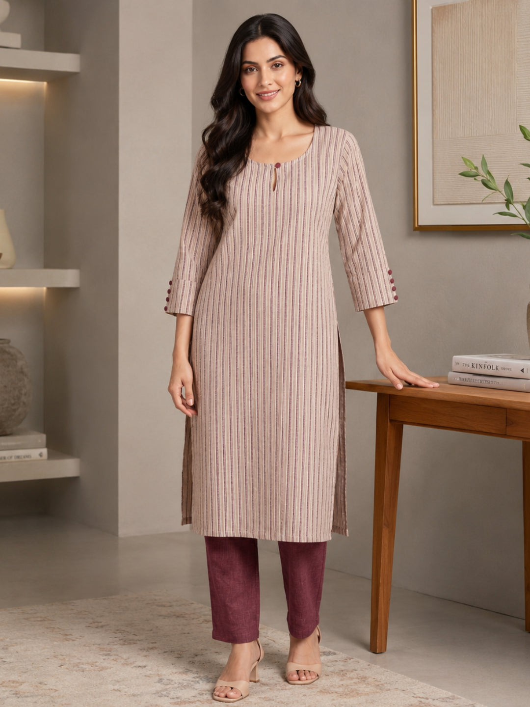 Women wearing Bluauraa Tunic/Kurti/Tops