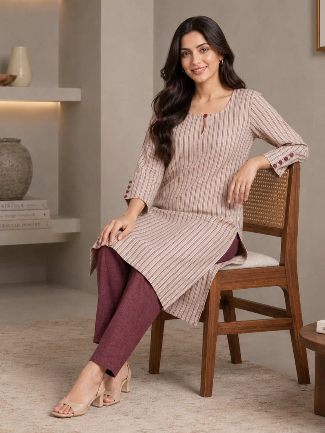 Women wearing Bluauraa Tunic/Kurti/Tops