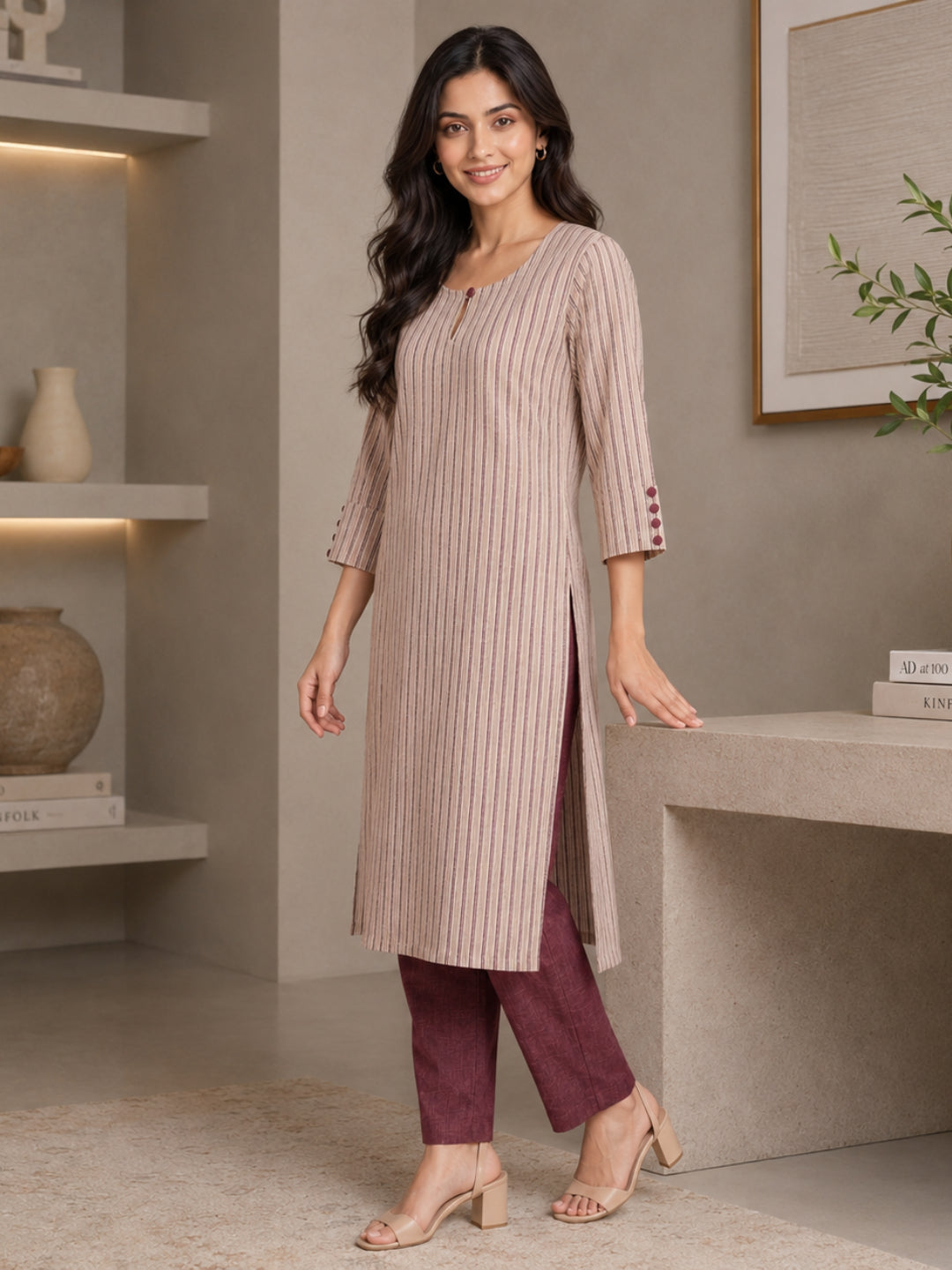 Women wearing Bluauraa Tunic/Kurti/Tops