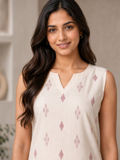 Women wearing Bluauraa Tunic/Kurti/Tops