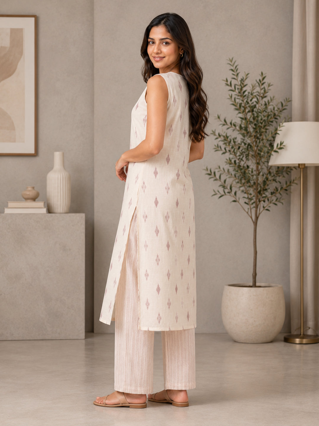Women wearing Bluauraa Tunic/Kurti/Tops