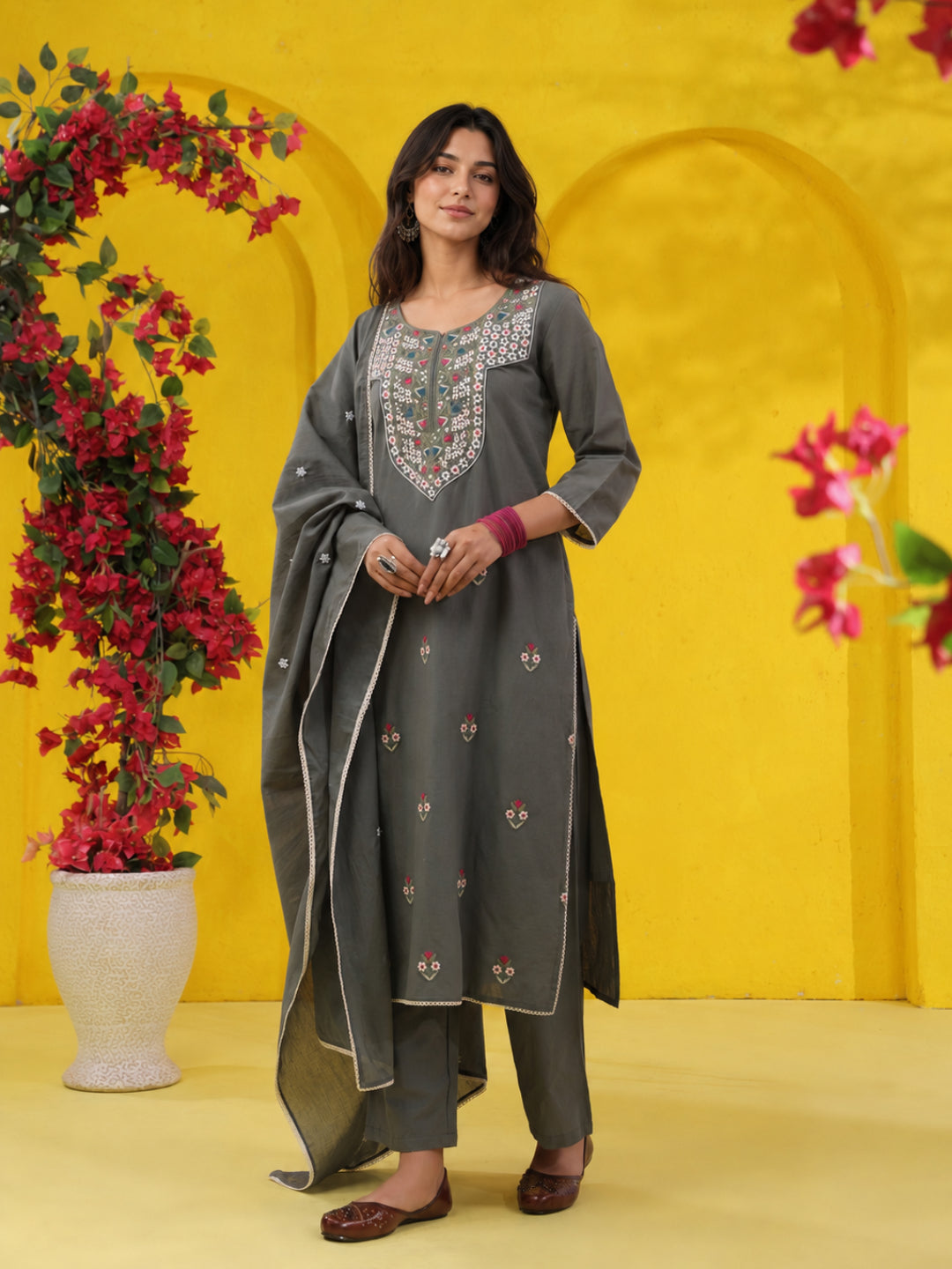 Women wearing Bluauraa Tunic/Kurti/Tops