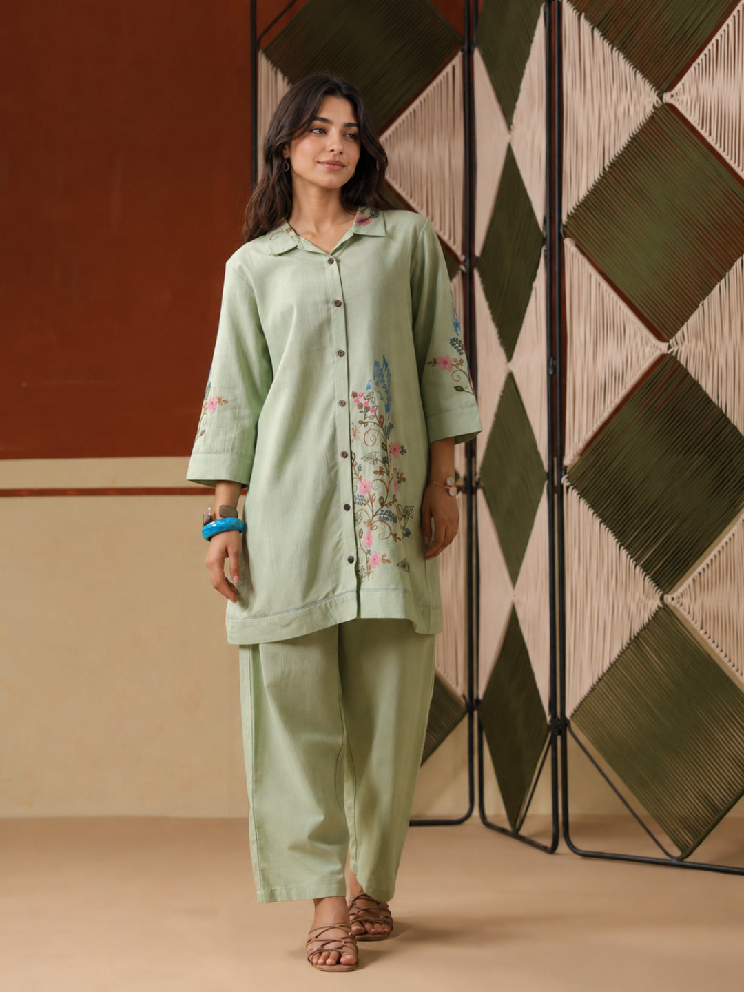 Women wearing Bluauraa Tunic/Kurti/Tops
