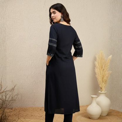 Women wearing Bluauraa Tunic/Kurti/Tops