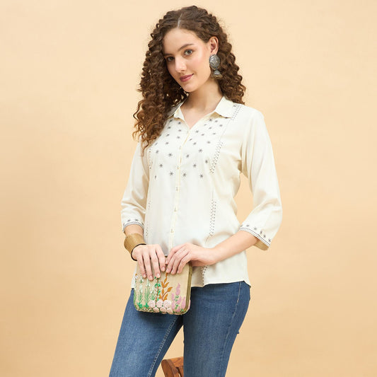 Women wearing Bluauraa Tunic/Kurti/Tops