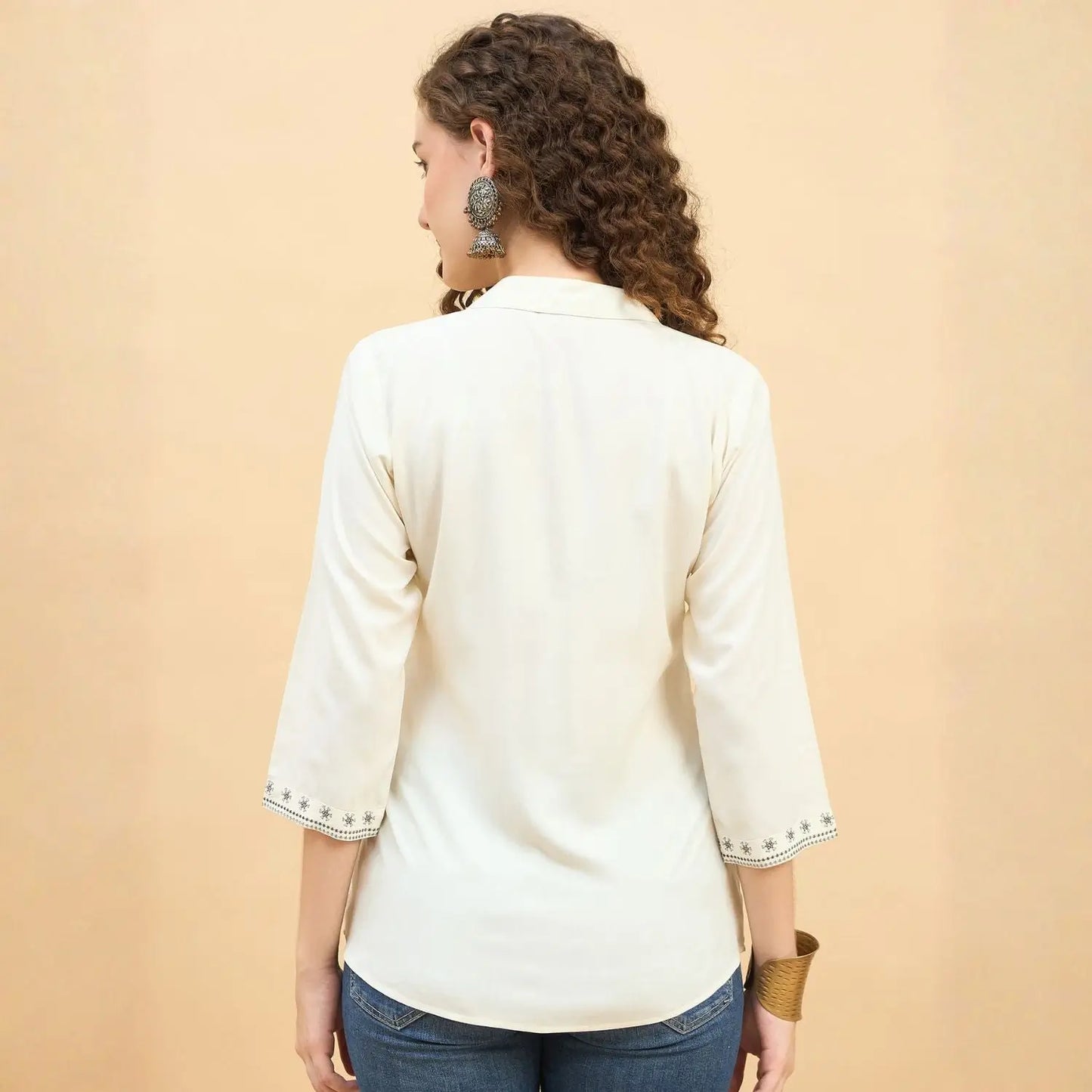 Women wearing Bluauraa Tunic/Kurti/Tops
