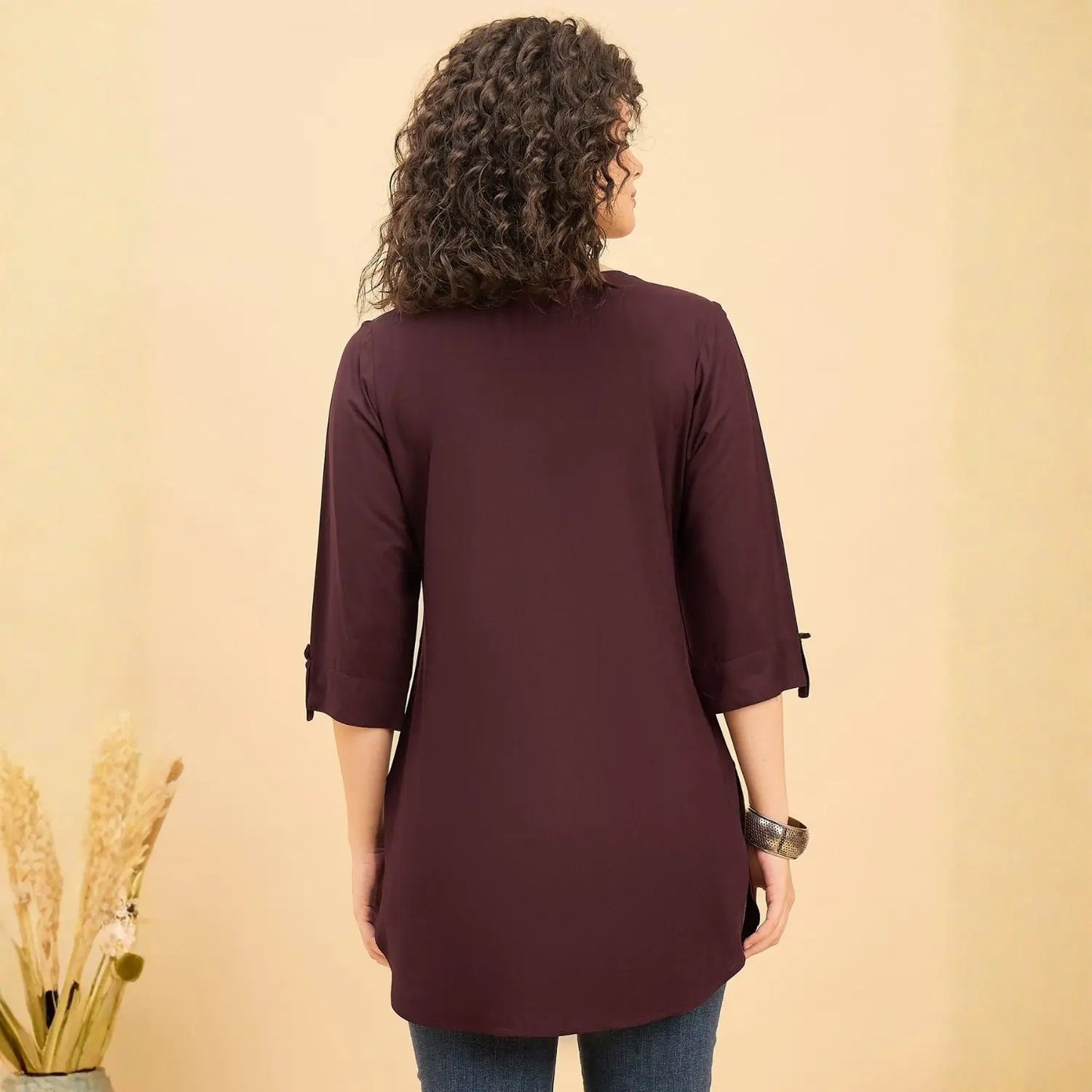 Women wearing Bluauraa Tunic/Kurti/Tops