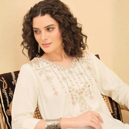 Women wearing Bluauraa Tunic/Kurti/Tops