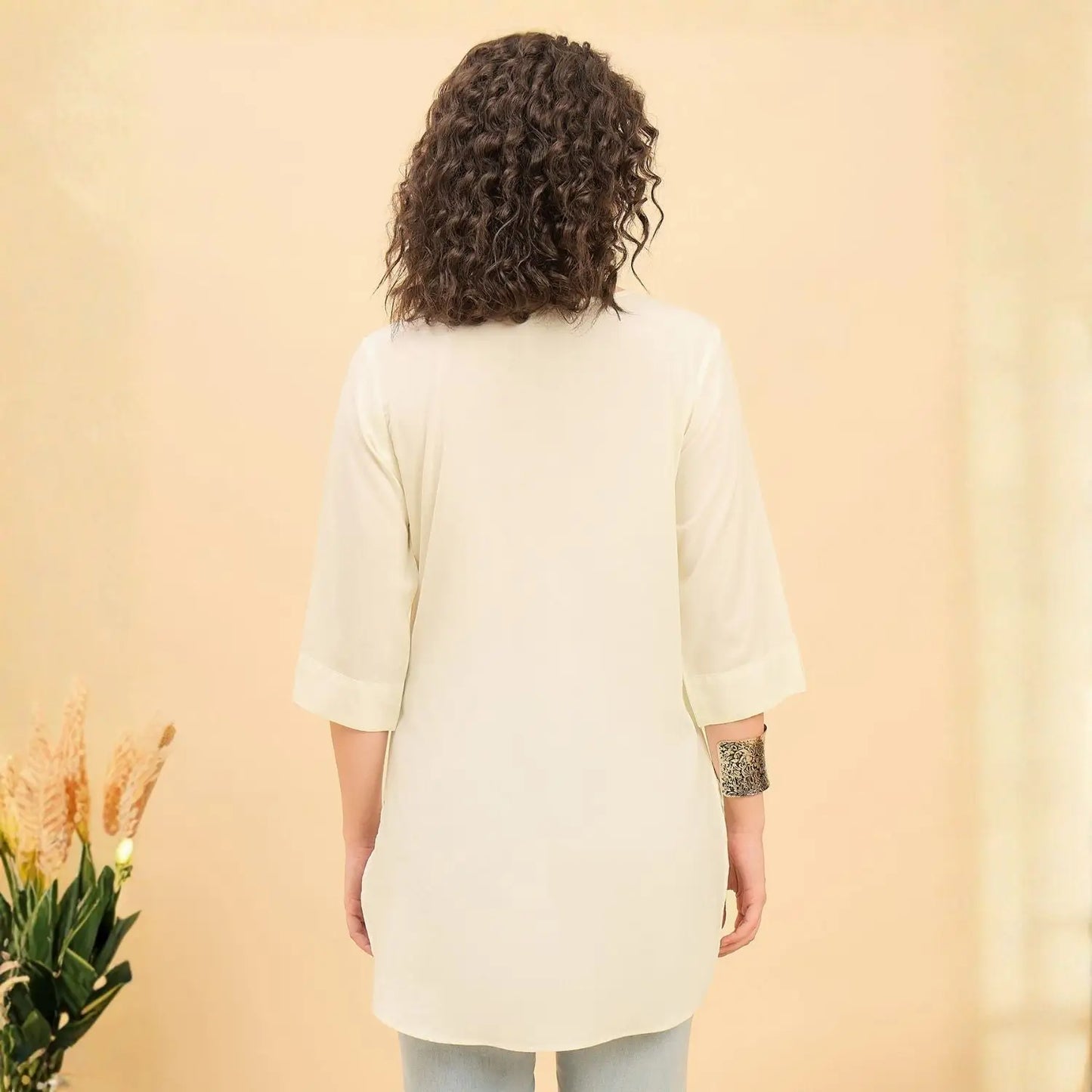 Women wearing Bluauraa Tunic/Kurti/Tops