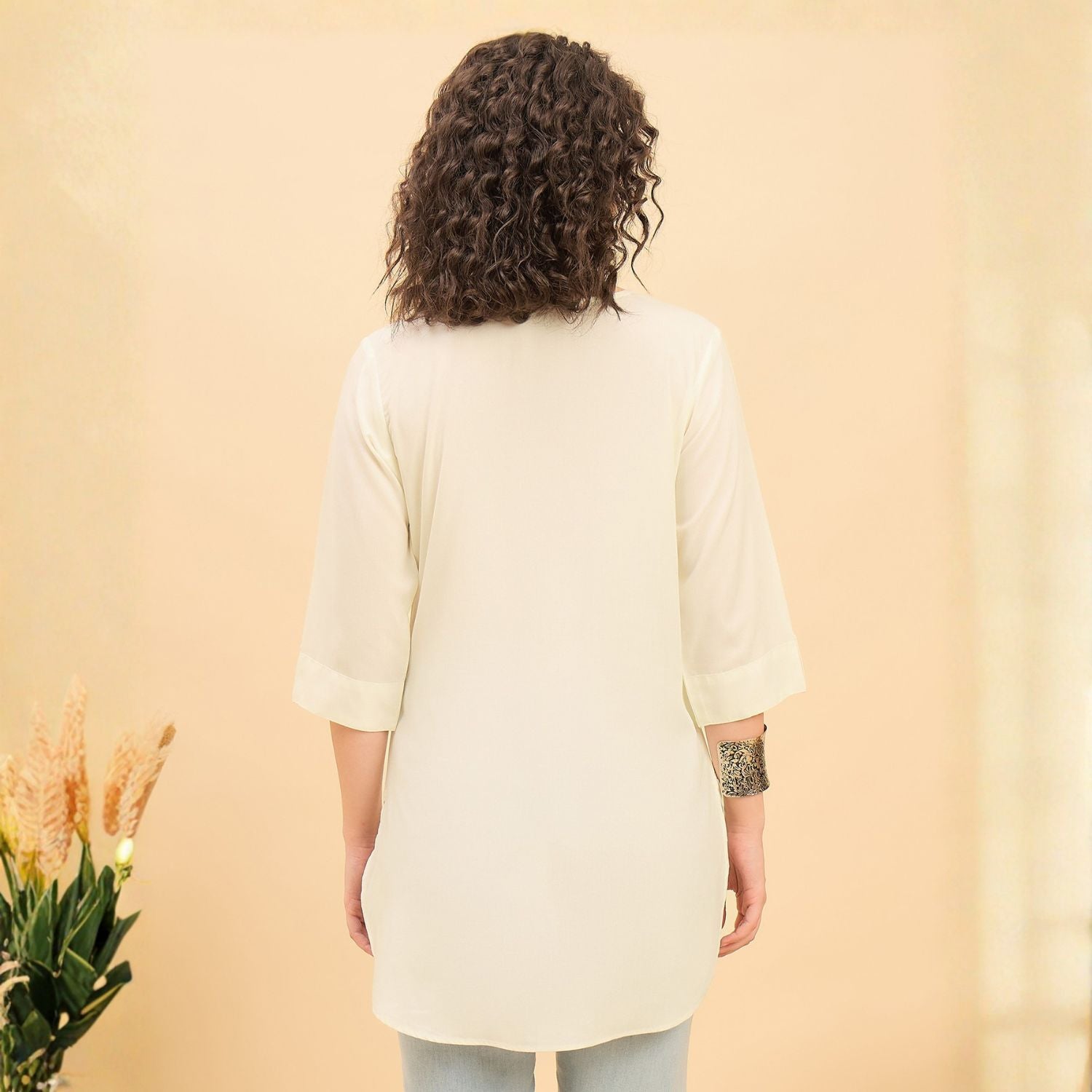 Women wearing Bluauraa Tunic/Kurti/Tops