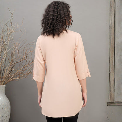 Women wearing Bluauraa Tunic/Kurti/Tops