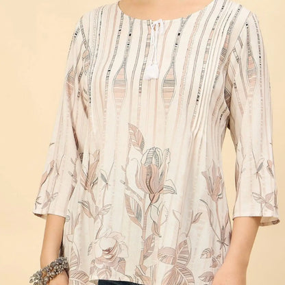 Women wearing Bluauraa Tunic/Kurti/Tops