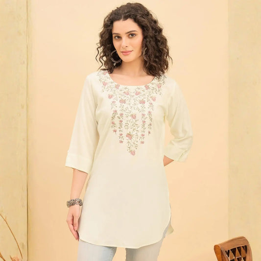 Women wearing Bluauraa Tunic/Kurti/Tops
