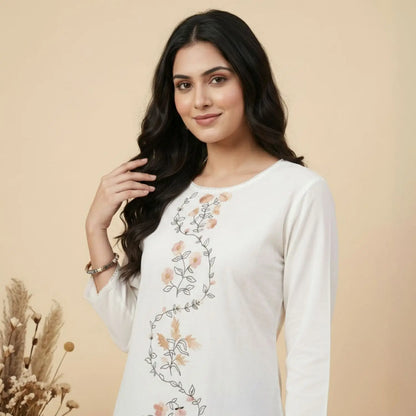 Women wearing Bluauraa Tunic/Kurti/Tops