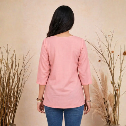 Women wearing Bluauraa Tunic/Kurti/Tops