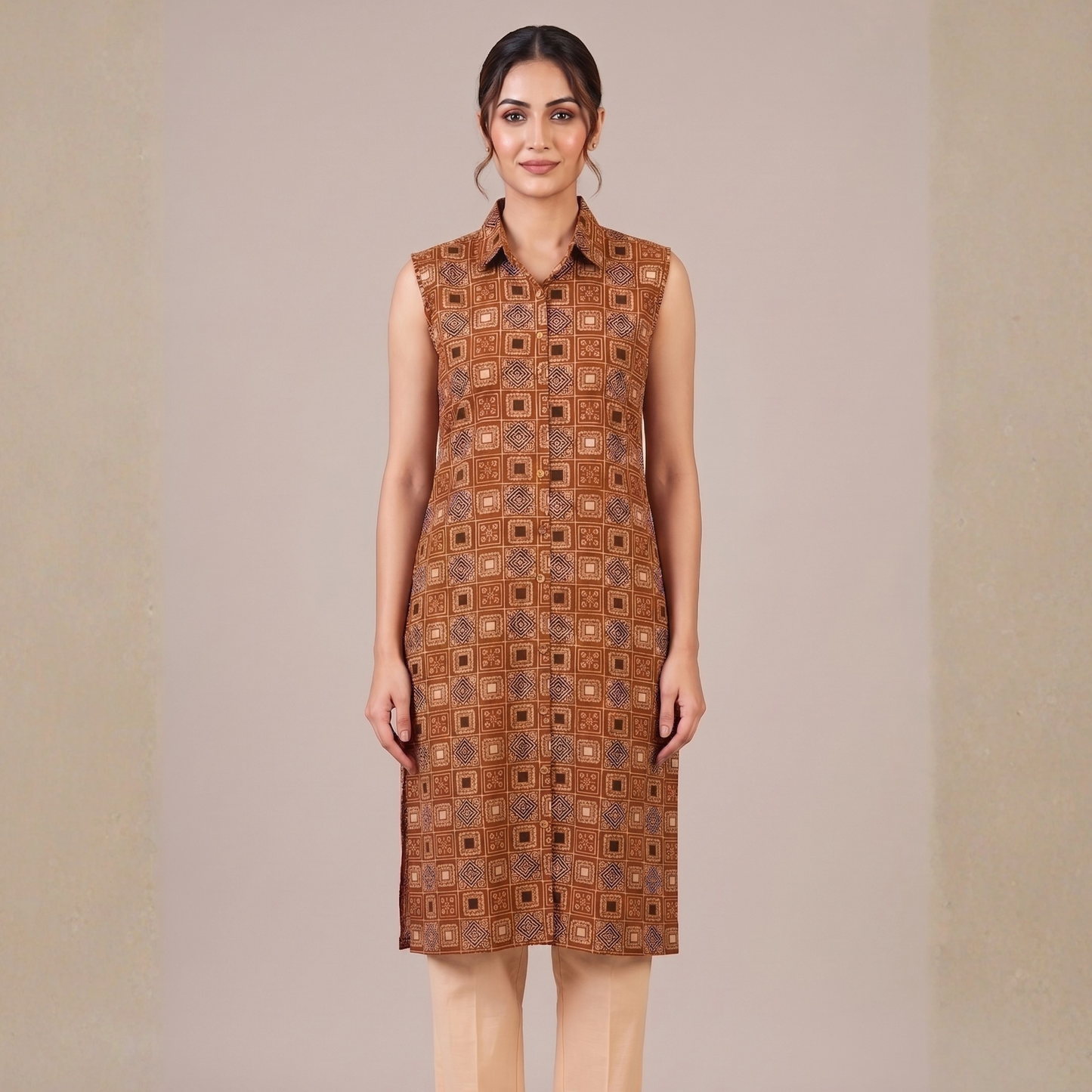 Women wearing Bluauraa Tunic/Kurti/Tops