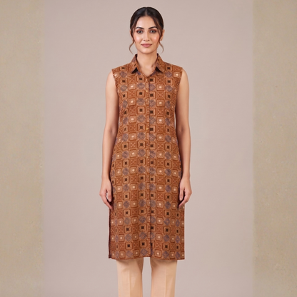 Women wearing Bluauraa Tunic/Kurti/Tops