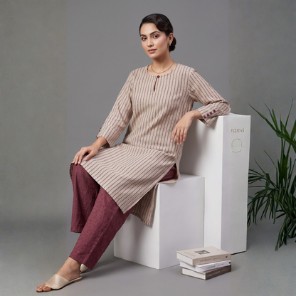 Women wearing Bluauraa Tunic/Kurti/Tops