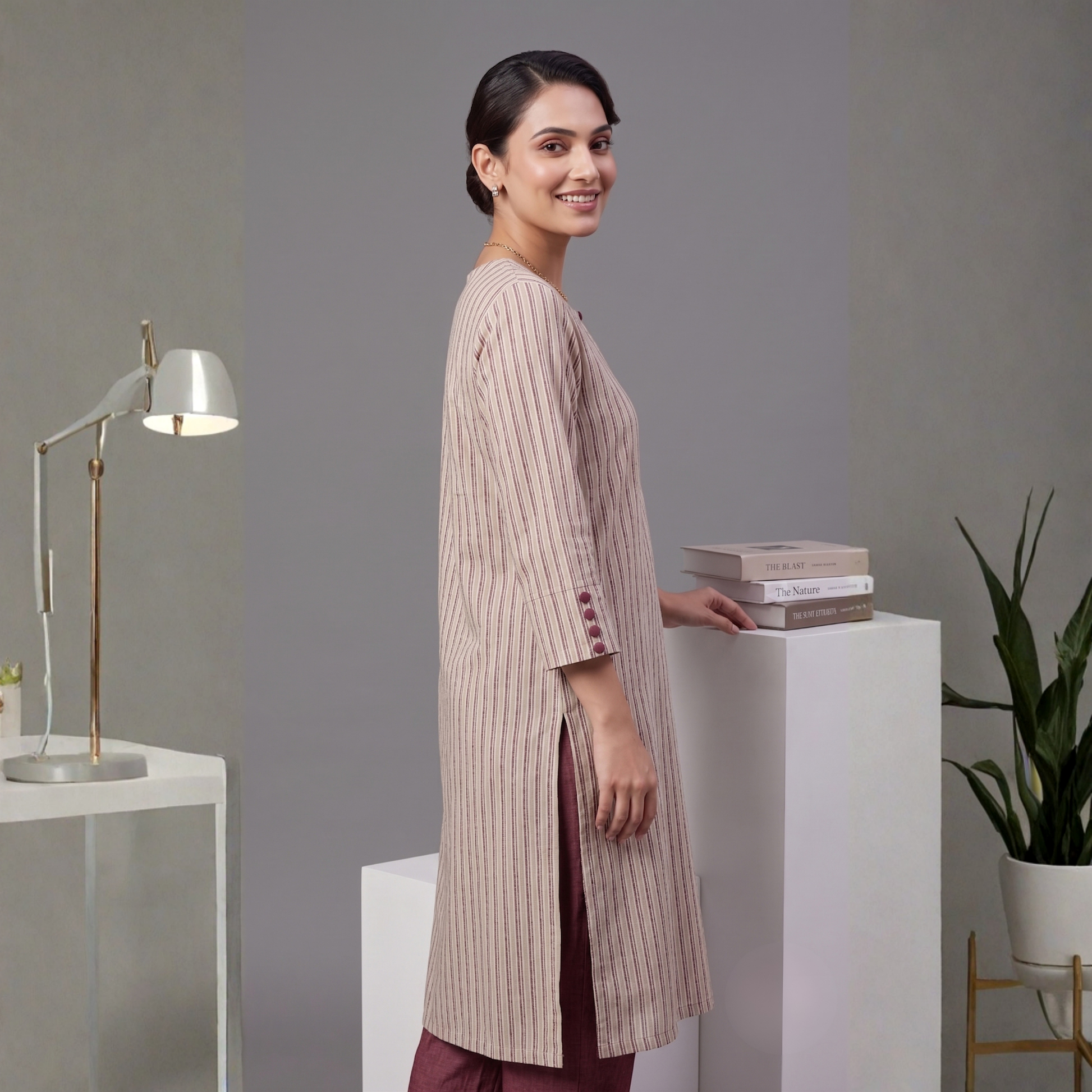 Women wearing Bluauraa Tunic/Kurti/Tops