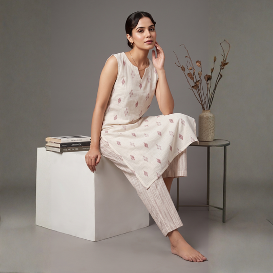 Women wearing Bluauraa Tunic/Kurti/Tops