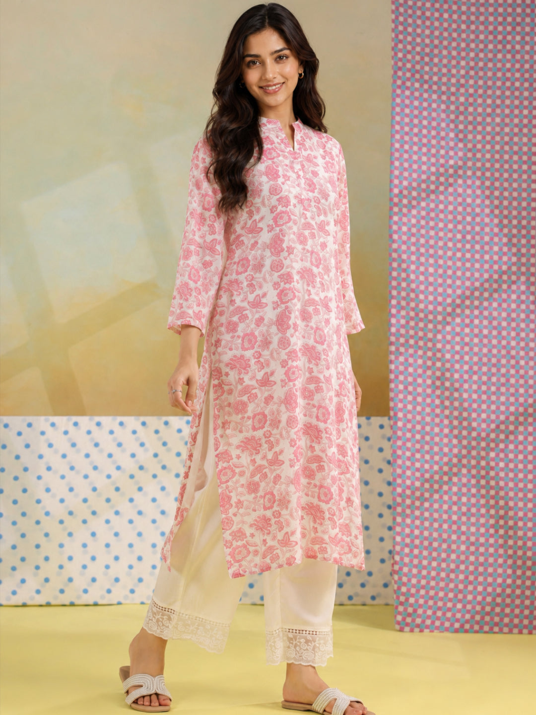 Women wearing Bluauraa Tunic/Kurti/Tops