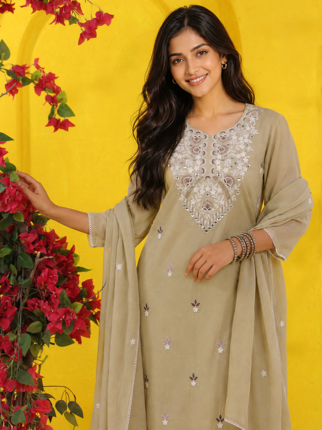 Women wearing Bluauraa Tunic/Kurti/Tops