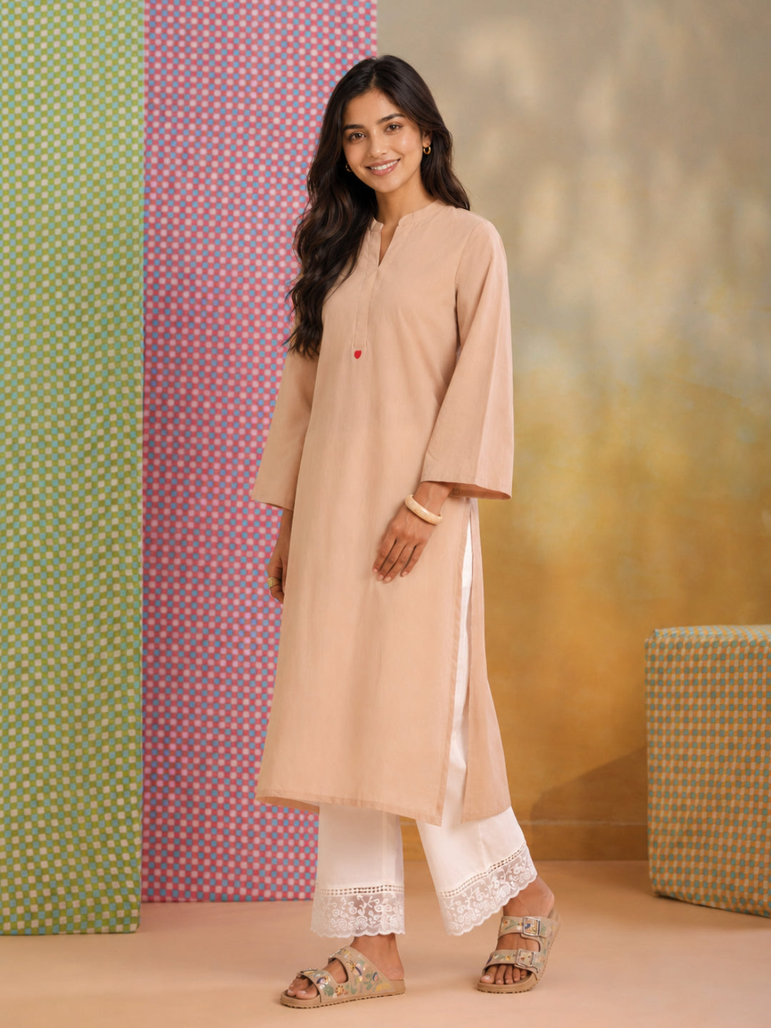 Women wearing Bluauraa Tunic/Kurti/Tops