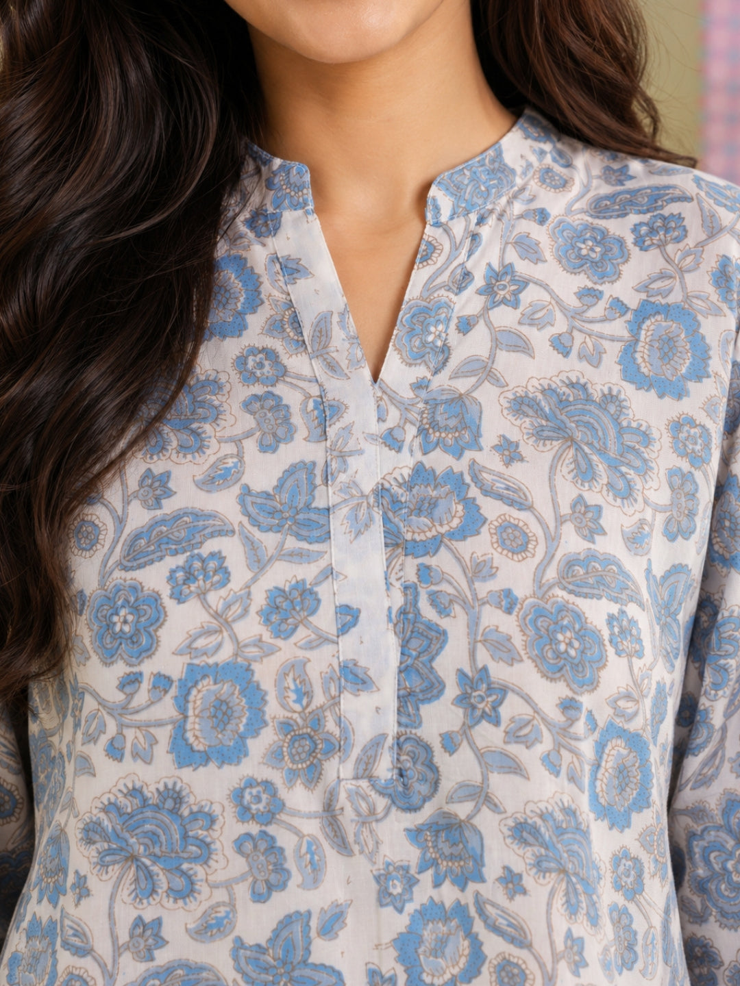 Women wearing Bluauraa Tunic/Kurti/Tops
