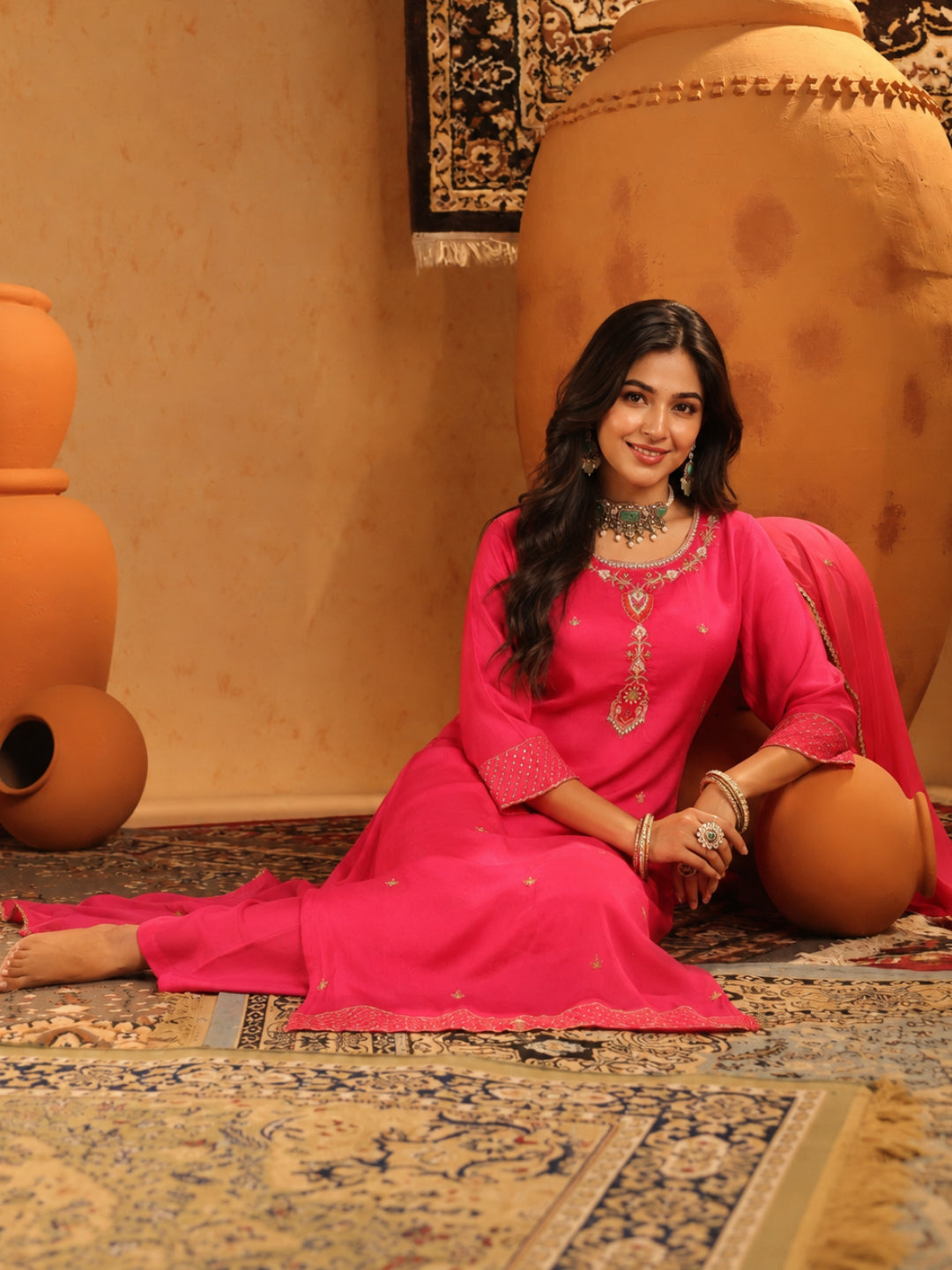 Women wearing Bluauraa Tunic/Kurti/Tops