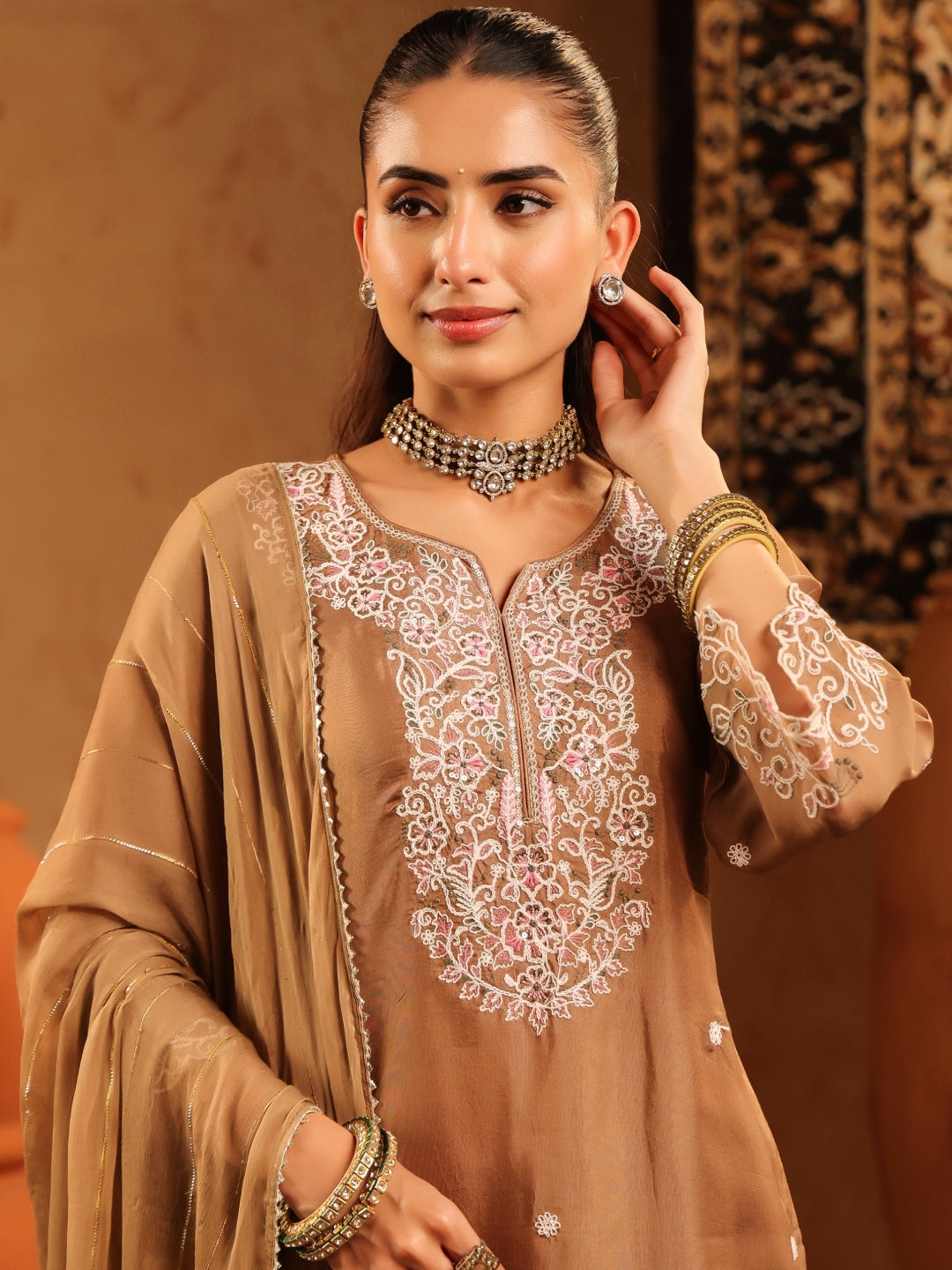Women wearing Bluauraa Tunic/Kurti/Tops