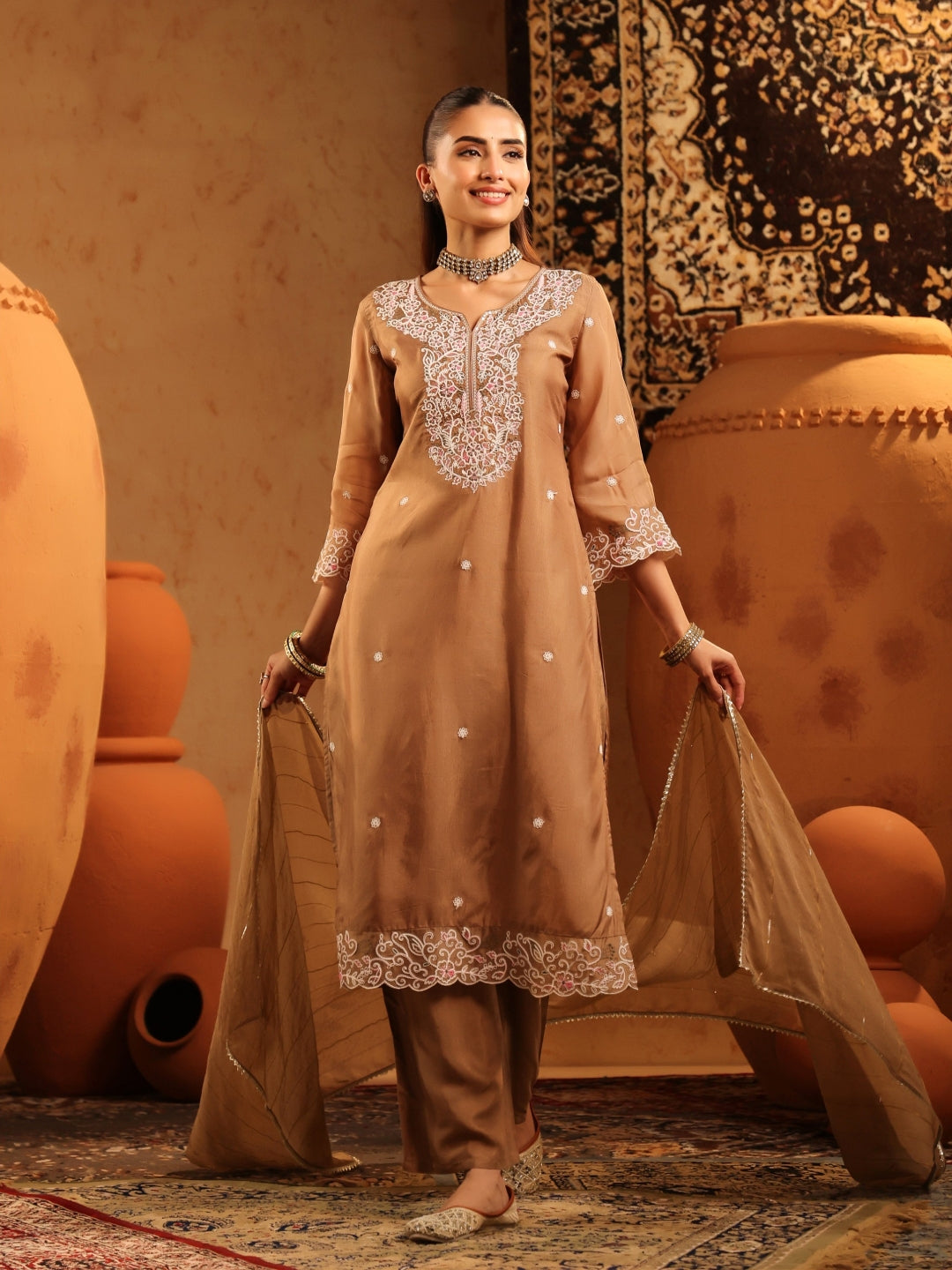 Women wearing Bluauraa Tunic/Kurti/Tops