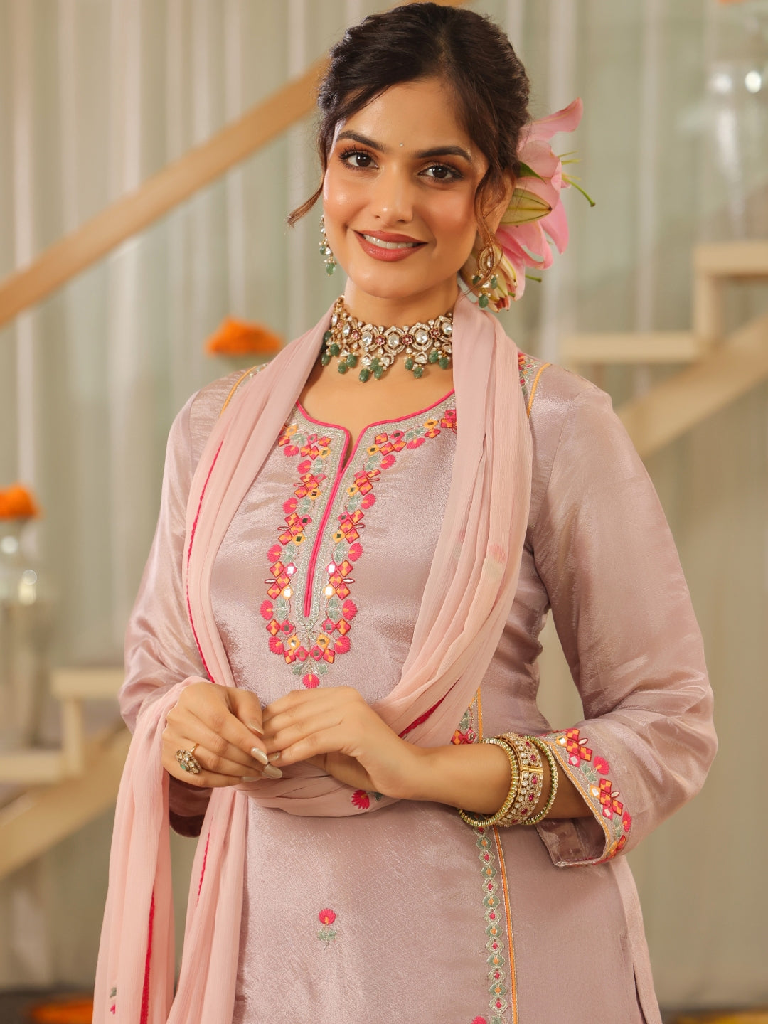 Women wearing Bluauraa Tunic/Kurti/Tops
