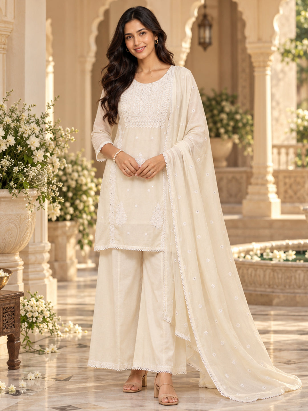 Women wearing Bluauraa Tunic/Kurti/Tops
