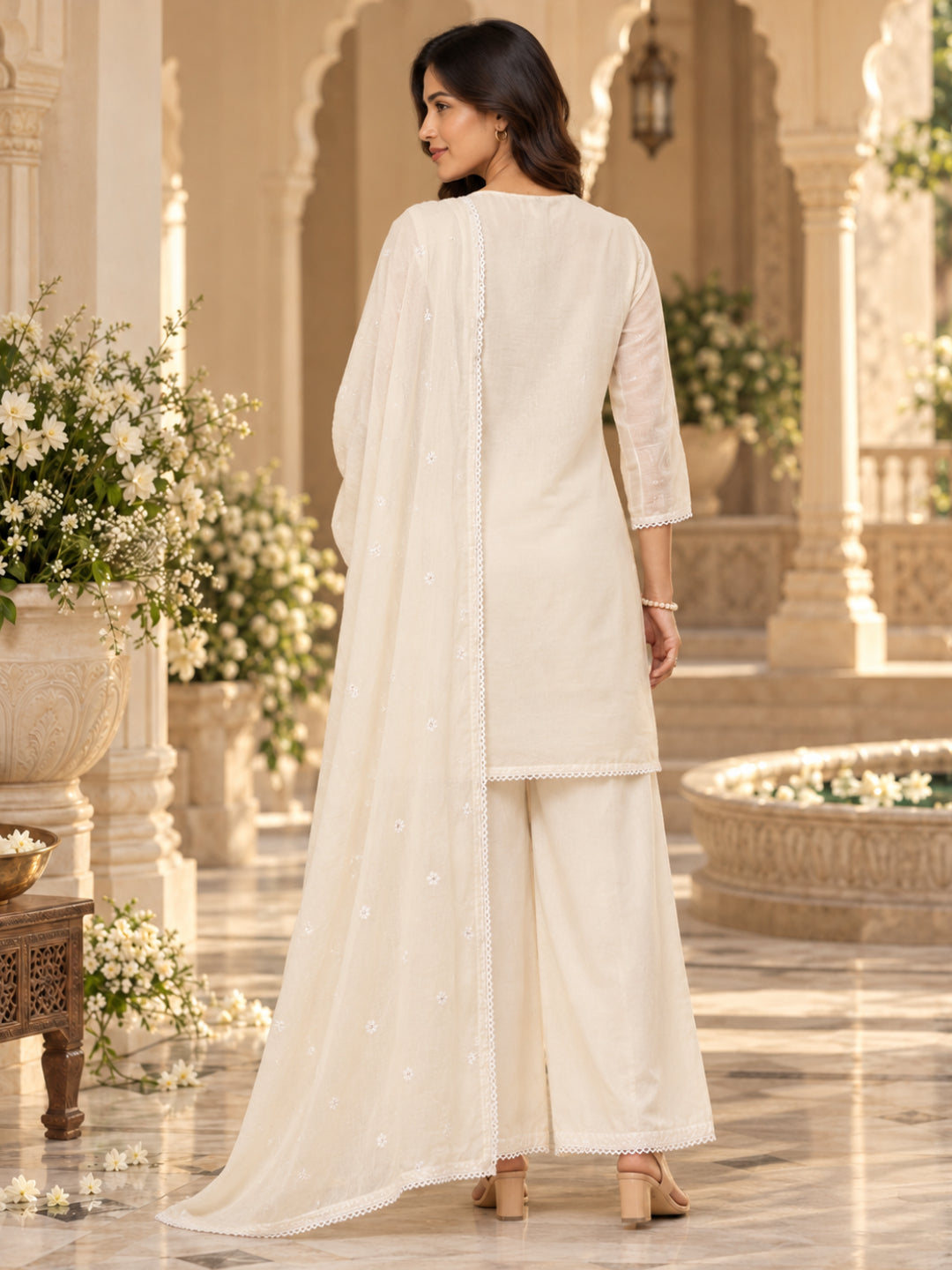 Women wearing Bluauraa Tunic/Kurti/Tops