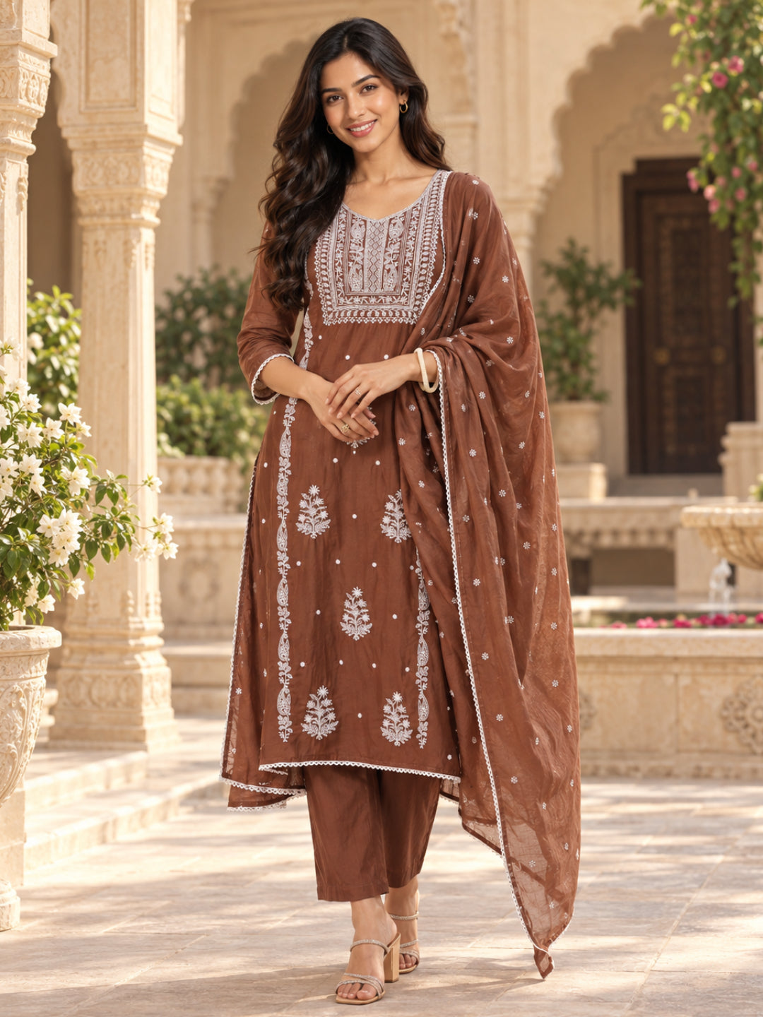 Women wearing Bluauraa Tunic/Kurti/Tops