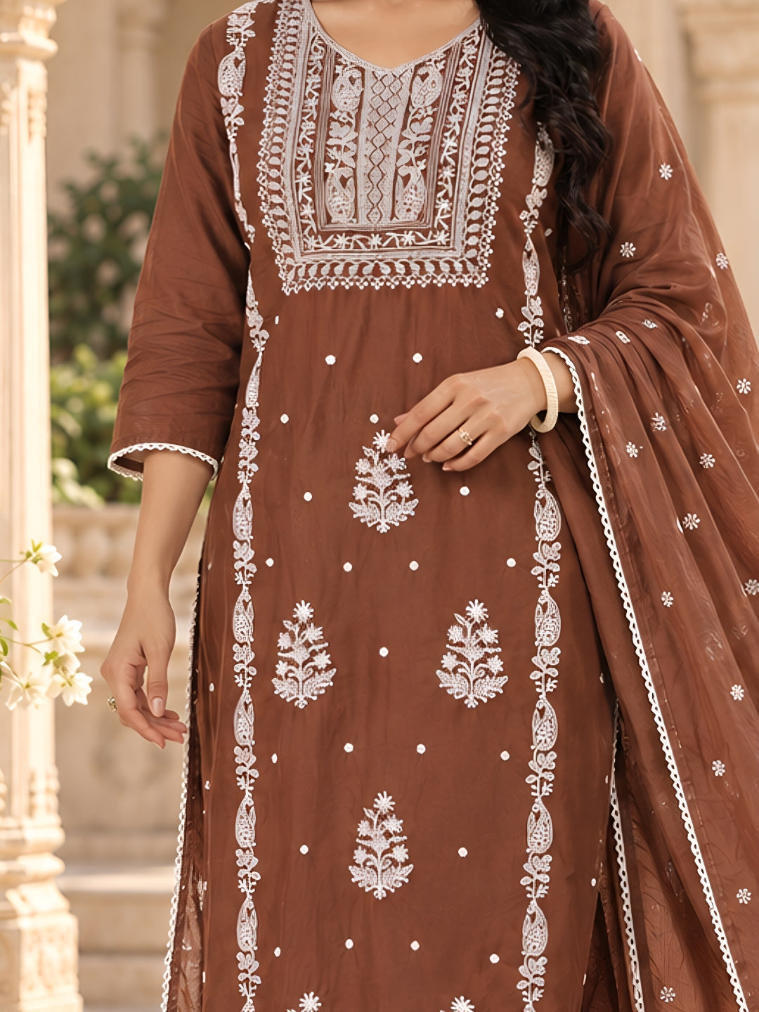Women wearing Bluauraa Tunic/Kurti/Tops