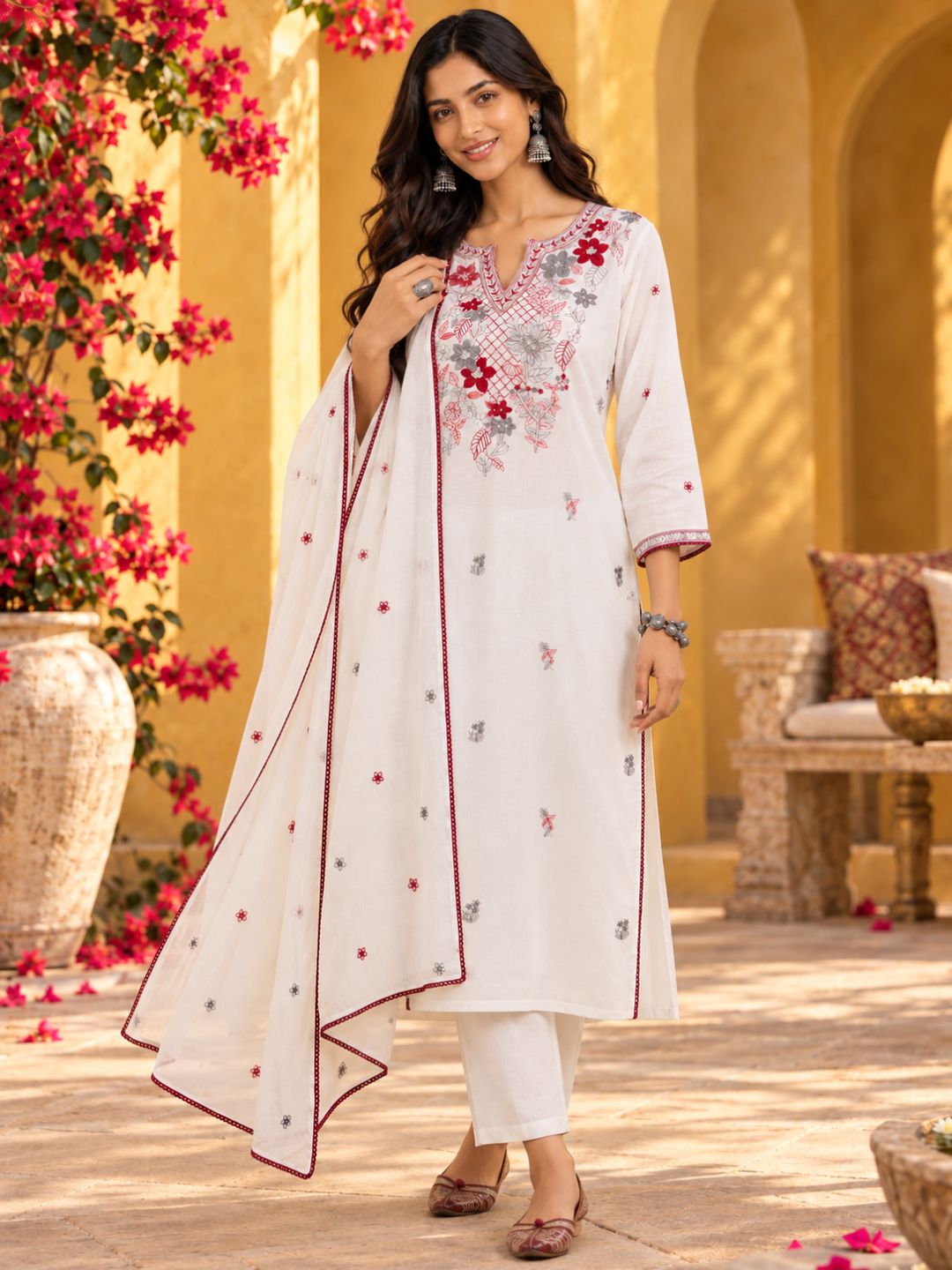 Women wearing Bluauraa Tunic/Kurti/Tops
