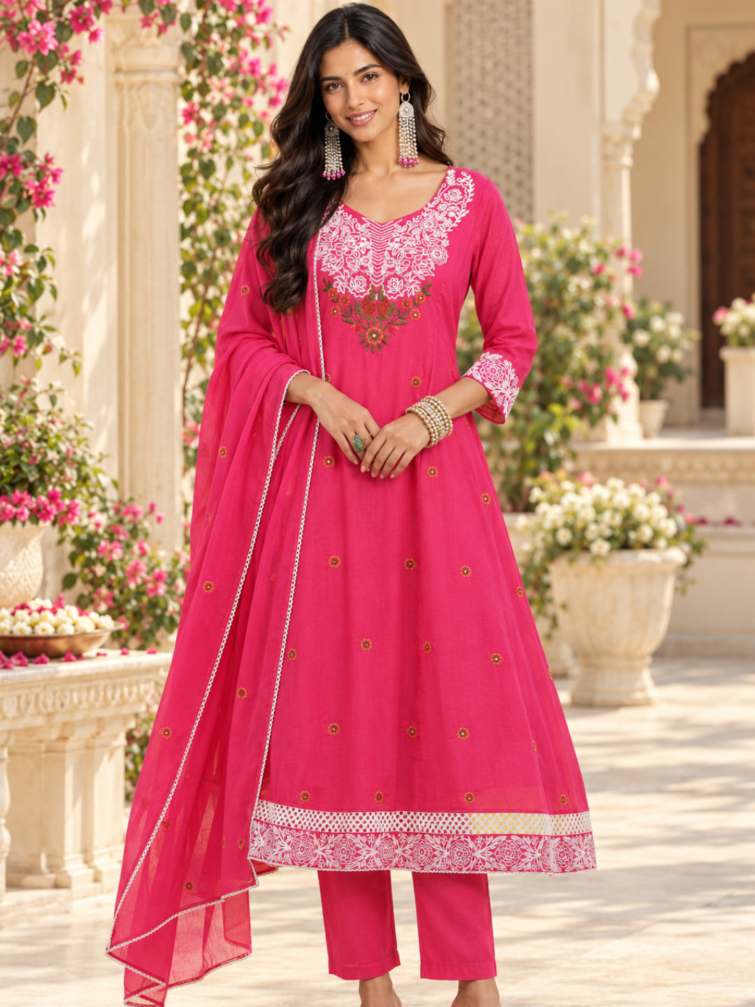 Women wearing Bluauraa Tunic/Kurti/Tops