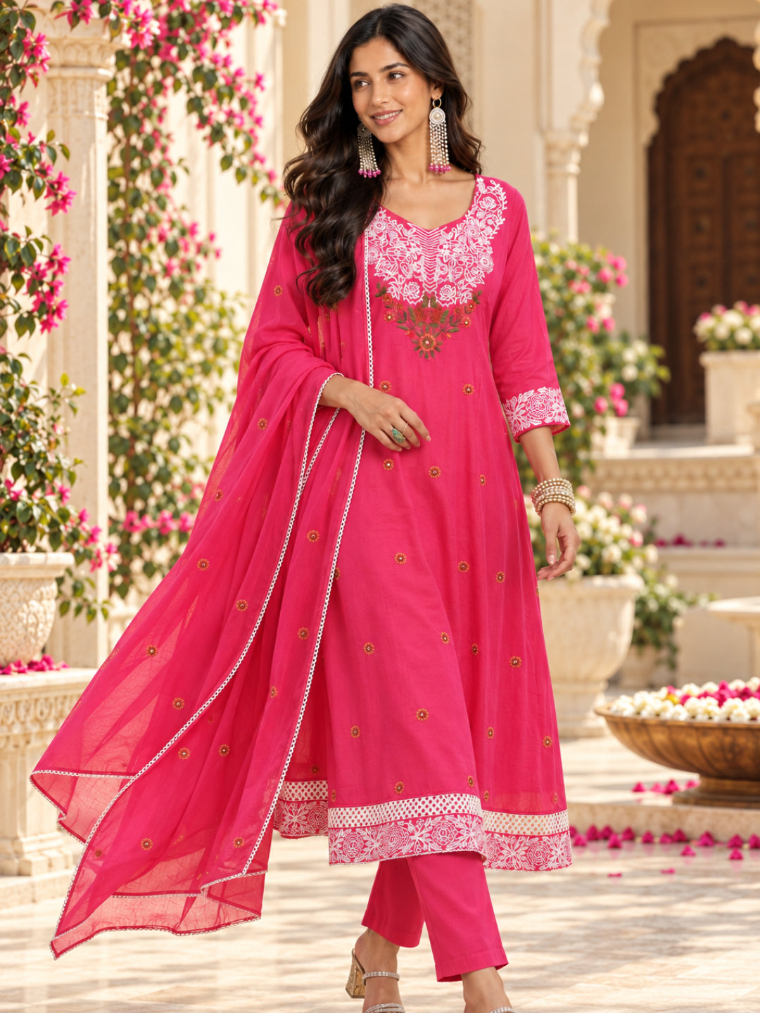 Women wearing Bluauraa Tunic/Kurti/Tops